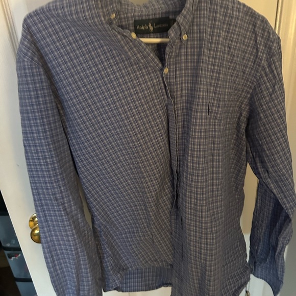 RALPH LAUREN plaid dress shirt. - Picture 13 of 14